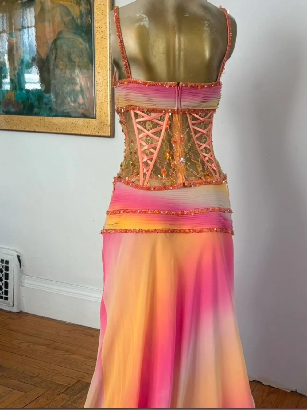 Y2K la femme Zara larsson fairy 2 piece matching set